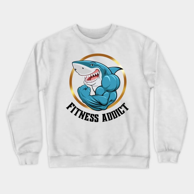 Fitness addict Crewneck Sweatshirt by AeySa